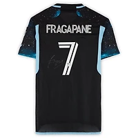 Franco Fragapane Minnesota United FC Autographed Match-Used #7 Black adidas Jersey from the 2024 MLS Season - Size M