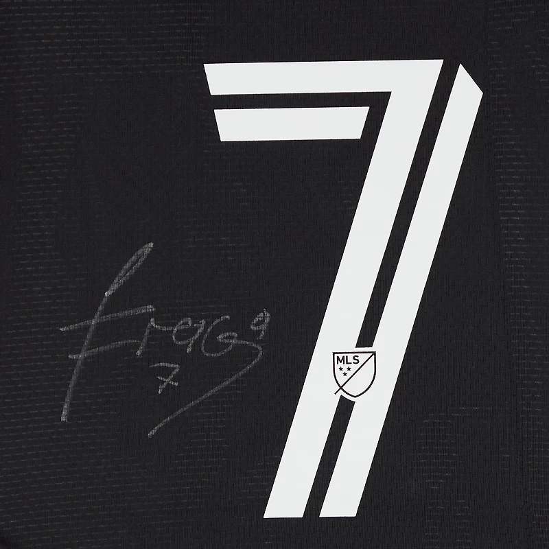 Franco Fragapane Minnesota United FC Autographed Match-Used #7 Black adidas Jersey from the 2024 MLS Season - Size M