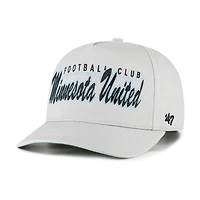 Casquette ajustable pour homme Minnesota United FC, modèle 47, grise, marque Brushmark Hitch