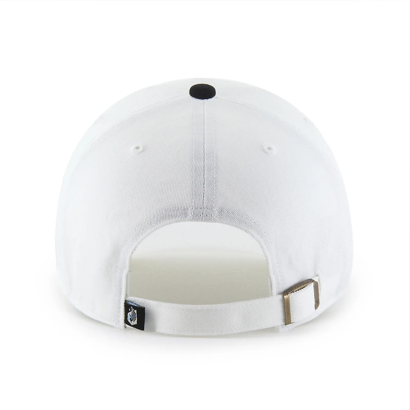 Men's '47 White Minnesota United FC Two-Tone Clean Up Adjustable Hat
