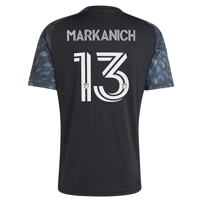 Men's adidas Anthony Markanich Black Minnesota United FC 2026 The Decade Kit Replica Jersey