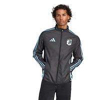 Men's adidas Black/Light Blue Minnesota United FC 2025 Anthem Reversible Full-Zip Jacket