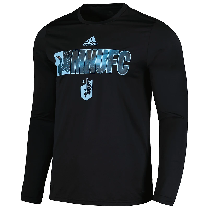 T-shirt à manches longues adidas Minnesota United FC 2024 Hook AEROREADY pour homme