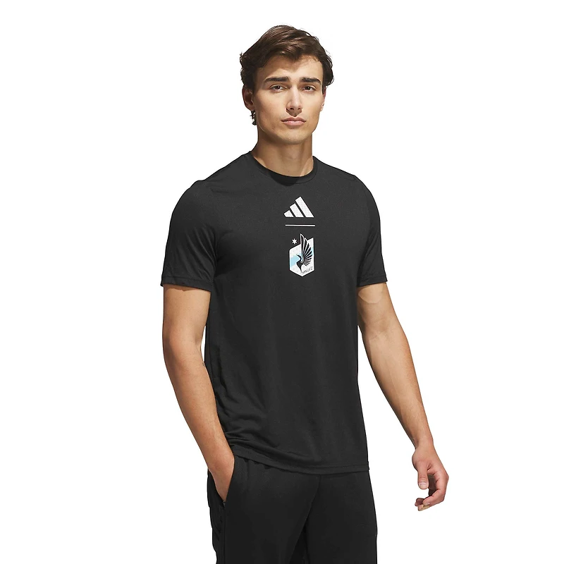 Men's adidas Black Minnesota United FC 2026 Jersey Hook T-Shirt
