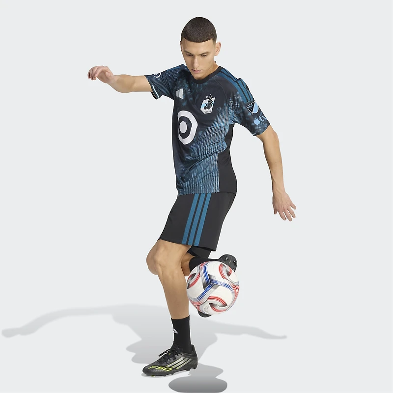 Men's adidas Black Minnesota United FC 2026 The Decade Kit On-Field Authentic Patch Jersey