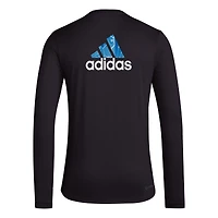 T-shirt à manches longues adidas Minnesota United FC Local Pop AEROREADY pour hommes, noir