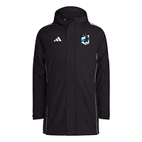 Men's adidas Black Minnesota United FC Tiro 24 Full-Zip Hoodie Winter Parka