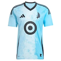 Maillot réplique adidas bleu Minnesota United FC 2025 CONVERGENCE pour homme