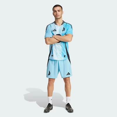 Men's adidas  Blue Minnesota United FC Away 2025 CONVERGENCE Authentic Shorts