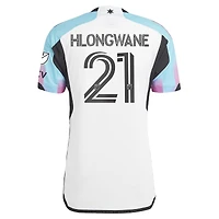 Maillot authentique adidas Bongokuhle Hlongwane blanc Minnesota United FC 2023 The Northern Lights pour homme