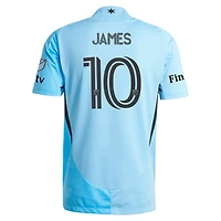 Maillot authentique adidas James Rodriguez bleu Minnesota United FC 2025 CONVERGENCE pour homme
