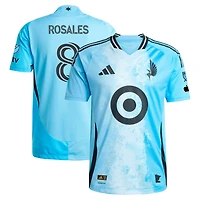 Maillot de joueur authentique adidas Joseph Rosales bleu Minnesota United FC 2025 CONVERGENCE pour homme