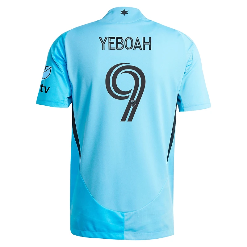 Maillot de joueur authentique adidas Kelvin Yeboah bleu Minnesota United FC 2025 CONVERGENCE pour homme