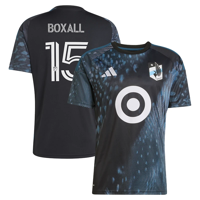 Men's adidas Michael Boxall Black Minnesota United FC 2026 The Decade Kit Replica Jersey