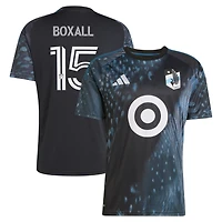 Men's adidas Michael Boxall Black Minnesota United FC 2026 The Decade Kit Replica Jersey