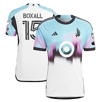 Men's adidas Michael Boxall White Minnesota United FC 2023 The Northern Lights Kit Authentic Jersey