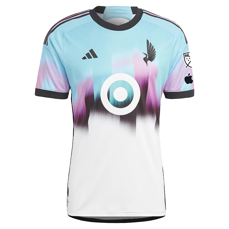 Men's adidas Michael Boxall White Minnesota United FC 2023 The Northern Lights Kit Authentic Jersey
