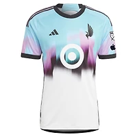Men's adidas Michael Boxall White Minnesota United FC 2023 The Northern Lights Kit Authentic Jersey