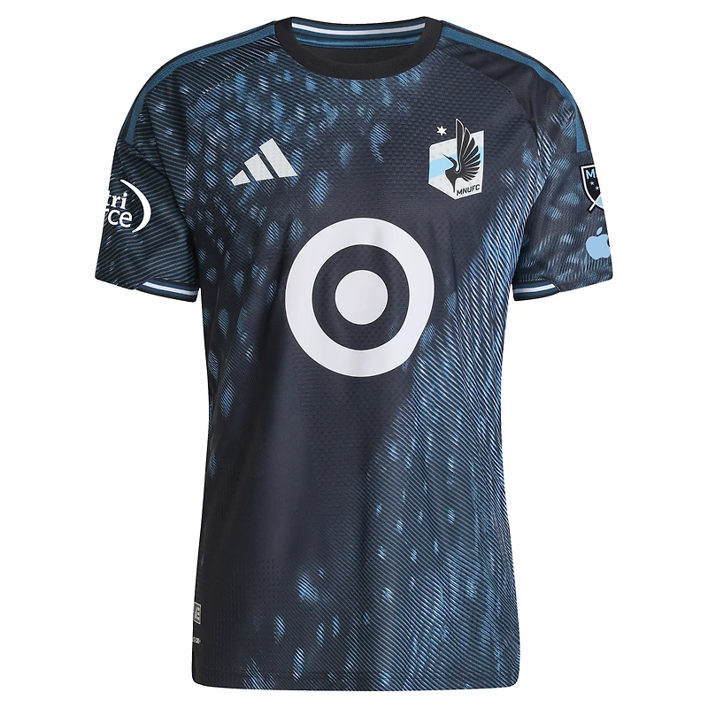 Men's adidas Nectarios Triantis Black Minnesota United FC 2026 The Decade Kit On-Field Authentic Patch Jersey