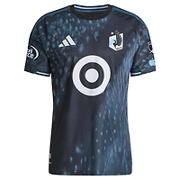 Men's adidas Nectarios Triantis Black Minnesota United FC 2026 The Decade Kit On-Field Authentic Patch Jersey