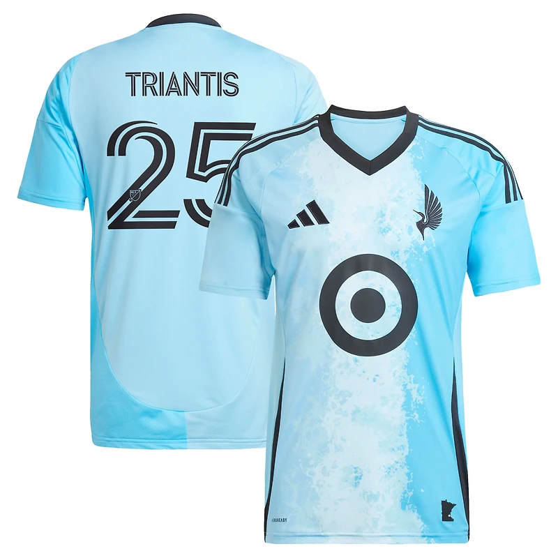 Maillot adidas Nectarios Triantis Minnesota United FC 2025 CONVERGENCE Replica pour homme, bleu