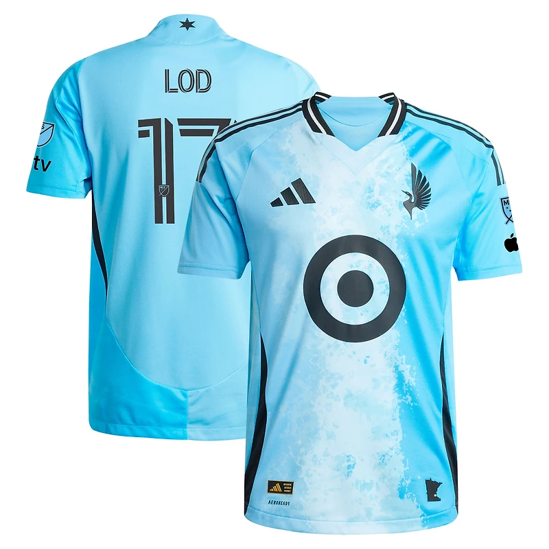 Men's adidas Robin Lod Blue Minnesota United FC 2025 CONVERGENCE Authentic Player Jersey