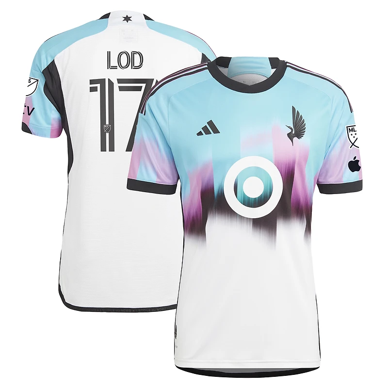 Men's adidas Robin Lod White Minnesota United FC 2023 The Northern Lights Kit Authentic Jersey