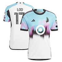 Men's adidas Robin Lod White Minnesota United FC 2023 The Northern Lights Kit Authentic Jersey