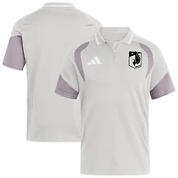Men's adidas Silver Minnesota United FC 2026 Tiro Competition Polo