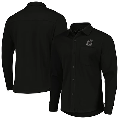Veste boutonnée noire Minnesota United FC Streamer Diamond pour homme