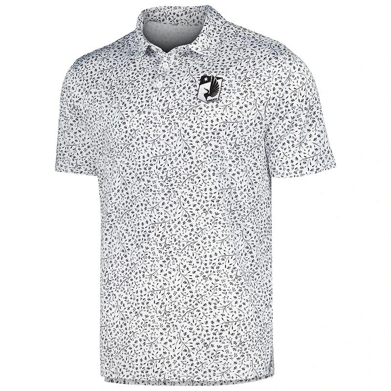 Polo de football Antigua blanc pour homme Minnesota United FC Motion