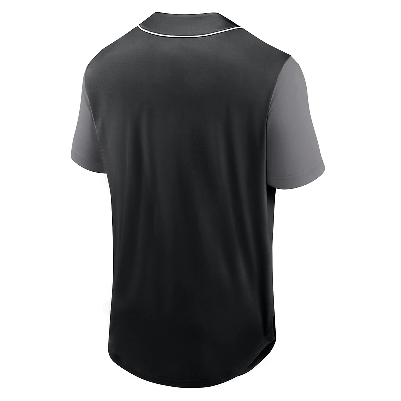 Maillot de baseball noir Minnesota United FC Balance Fashion pour hommes marque fanatiques