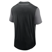 Maillot de baseball noir Minnesota United FC Balance Fashion pour hommes marque fanatiques