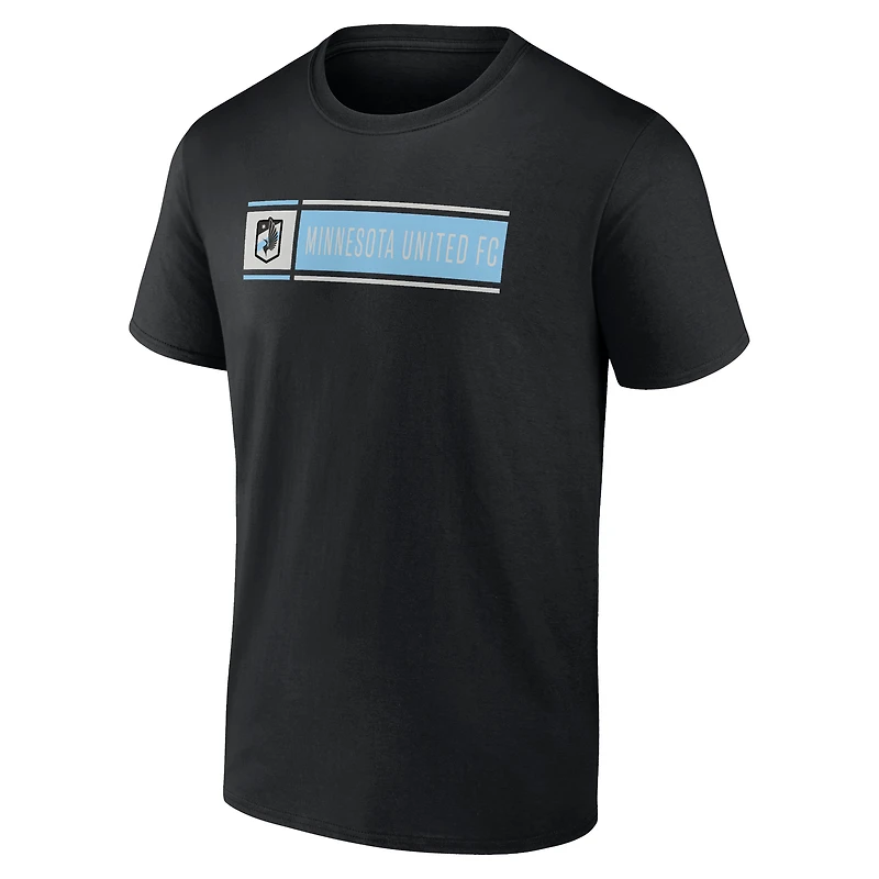 Men's Fanatics Black Minnesota United FC Block T-Shirt