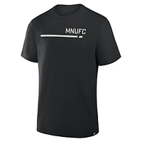 Men's Fanatics  Black Minnesota United FC Corner Kick Legacy T-Shirt