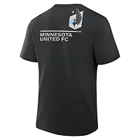 Men's Fanatics  Black Minnesota United FC Corner Kick Legacy T-Shirt