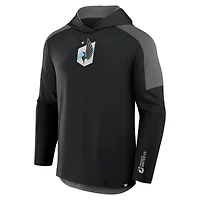 Men's Fanatics Black Minnesota United FC Red Card Transitional Pullover Hoodie