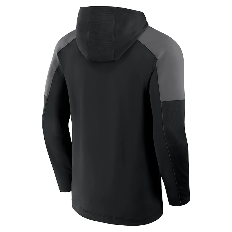 Men's Fanatics Black Minnesota United FC Red Card Transitional Pullover Hoodie