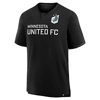 Men's Fanatics Black Minnesota United FC Stoppage Time Striker T-Shirt