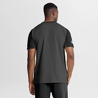 Men's Fanatics Charcoal Minnesota United FC Striker Henley Shirt