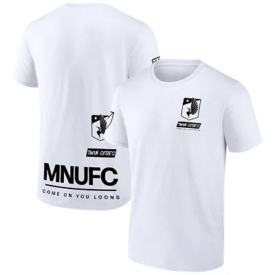 T-shirt blanc Team Success du Minnesota United FC de marque Fanatics pour homme