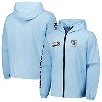 Men's Light Blue Minnesota United FC Graffiti Hoodie Full-Zip Windbreaker