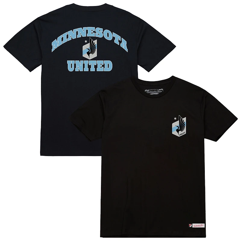 T-shirt Mitchell & Ness noir Minnesota United FC pour homme