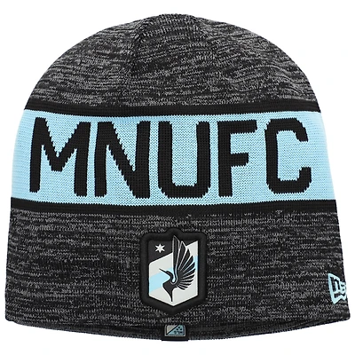 Men's New Era Black Minnesota United FC 2025 Kickoff Beanie
