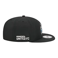 Men's New Era Black Minnesota United FC 2026 Jersey Hook 9FIFTY Snapback Hat