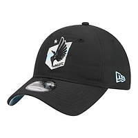 Men's New Era Black Minnesota United FC 2026 Jersey Hook 9TWENTY Adjustable Hat
