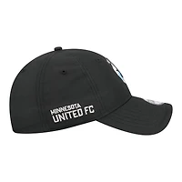 Men's New Era Black Minnesota United FC 2026 Jersey Hook 9TWENTY Adjustable Hat