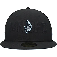 Casquette ajustée New Era Minnesota United FC Kick Off 59FIFTY pour homme, noire