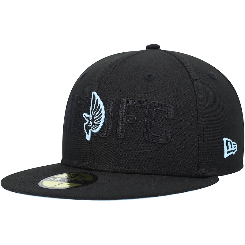 Casquette ajustée New Era Minnesota United FC Kick Off 59FIFTY pour homme, noire