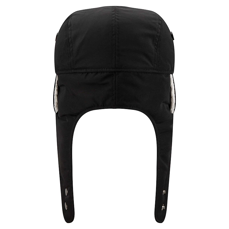 Bonnet en tricot noir Minnesota United FC Trapper pour homme New Era